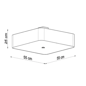 Stropna svetilka LOKKO 55 bela