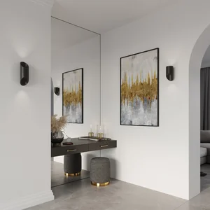 Stenska svetilka PENNE 20 črna