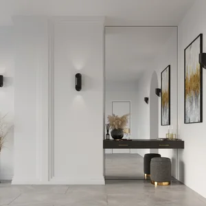 Stenska svetilka PENNE 30 črna