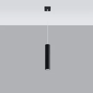 Obesna svetilka LAGOS 1 črna