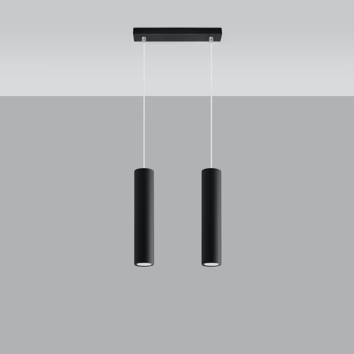 Obesna svetilka LAGOS 2 črna