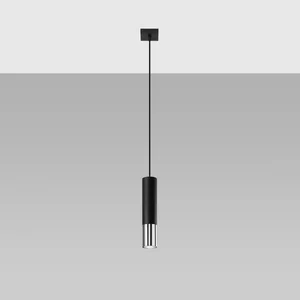 Obesna svetilka LOOPEZ 1 črna/krom