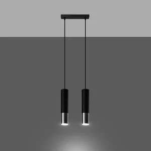 Obesna svetilka LOOPEZ 2 črna/krom