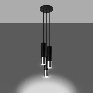 Obesna svetilka LOOPEZ 3P črna/krom