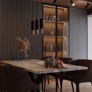 Obesna svetilka LOOPEZ 2 črna/medena