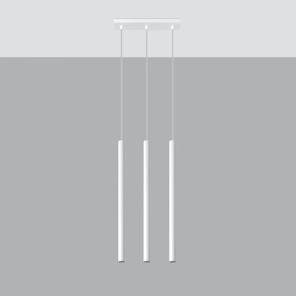 Obesna svetilka PASTELO 3 bela