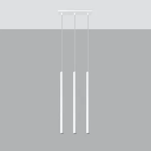 Obesna svetilka PASTELO 3 bela