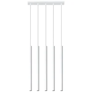 Obesna svetilka PASTELO 5 bela