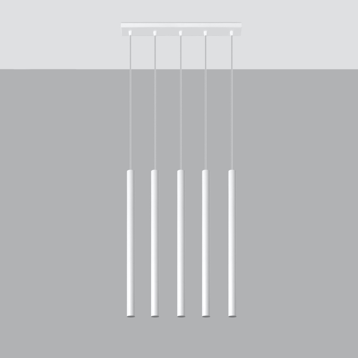 Obesna svetilka PASTELO 5 bela