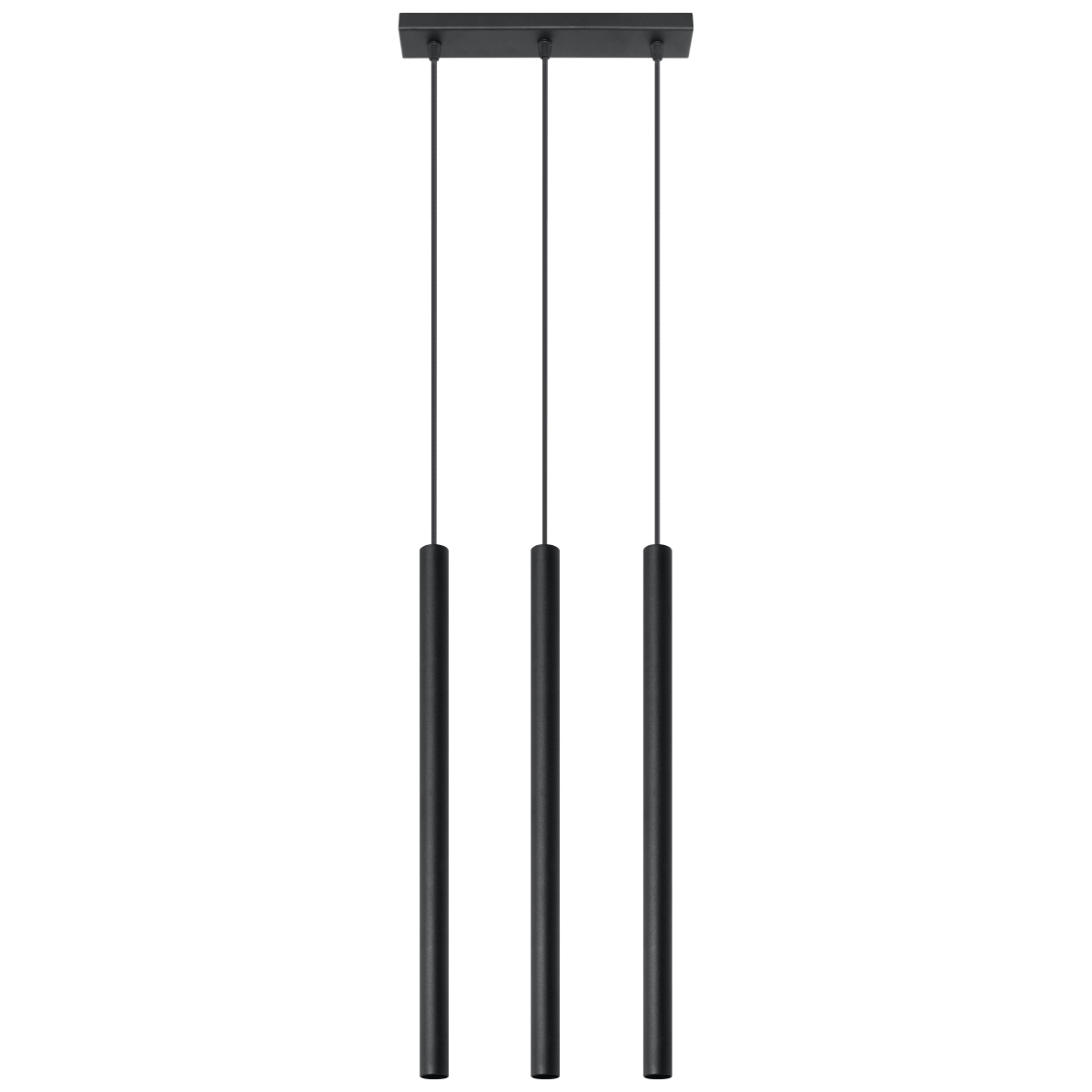 Obesna svetilka PASTELO 3 črna