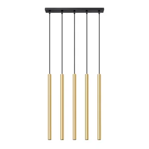 Obesna svetilka PASTELO 5L polirano zlato