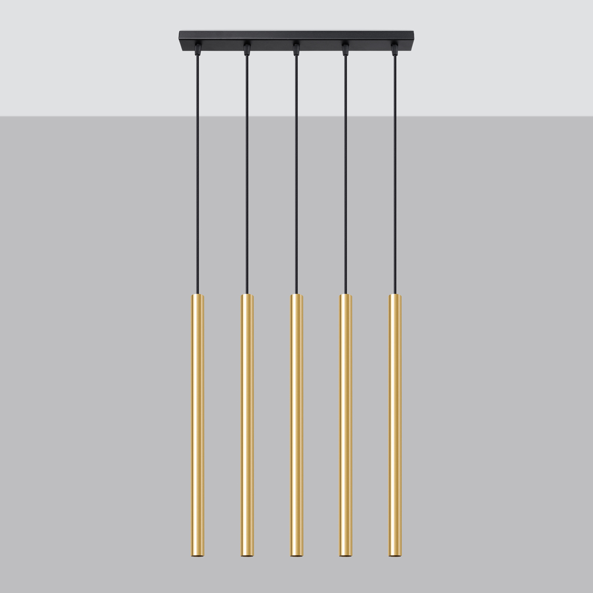 Obesna svetilka PASTELO 5L polirano zlato