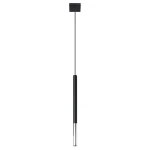 Obesna svetilka MOZAICA 1 črna/krom