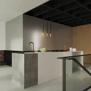 Obesna svetilka MOZAICA 3L črna/zlata