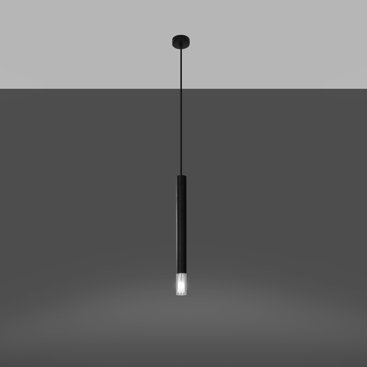 Obesna svetilka WEZYR 1 črna