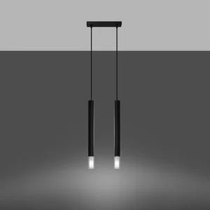 Obesna svetilka WEZYR 2 črna