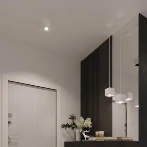 Stropna svetilka QUAD 1 bela (10x10x10cm)