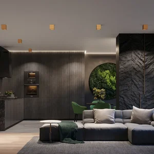 Stropna svetilka QUAD 1 zlata (10x10x10cm)