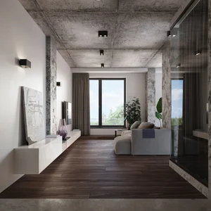 Stropna svetilka QUAD črna (20x10x10cm)