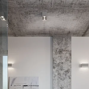 Stropna svetilka QUAD siva (20x10x10cm)