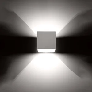 Stenska svetilka QUAD 1 bela (10x12x10cm)