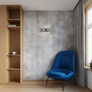 Stenska svetilka QUAD 2 siva (26x12x11cm)