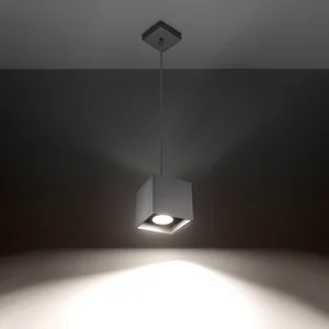 Obesna svetilka QUAD 1 siva (10x10x110cm)