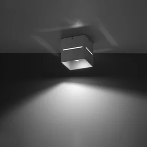 Stropna svetilka LOBO siva (10x10x10cm)