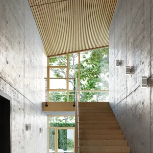 Stenska svetilka BLOCCO bela (10x12x20cm)