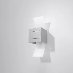 Stenska svetilka LORETO siva (10x12x30cm)