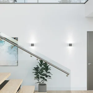 Stenska svetilka ORBIS 1 antracit (10x12x10cm)