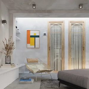 Stropna svetilka QUAD 1 antracit (10x10x10cm)