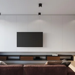 Stropna svetilka TIUBE črna (12x12x11cm)