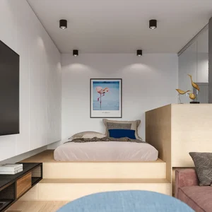 Stropna svetilka TIUBE črna (12x12x11cm)