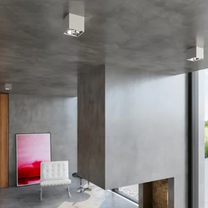 Stropna svetilka BLAKE siva (12x12x11cm)