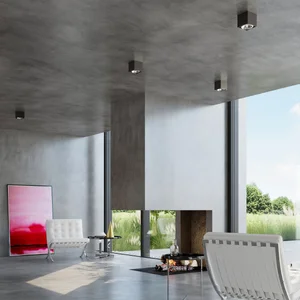 Stropna svetilka BLAKE črna (12x12x11cm)