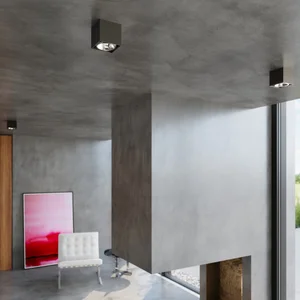 Stropna svetilka BLAKE črna (12x12x11cm)