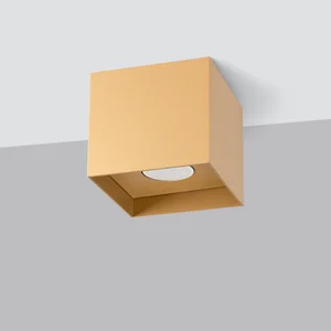 Stropna svetilka HATI zlata (12x12x11cm)