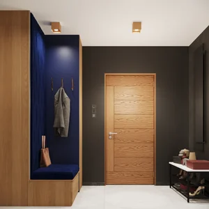 Stropna svetilka HATI zlata (12x12x11cm)