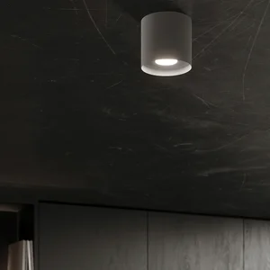 Stropna svetilka MIKA siva (12x12x11cm)