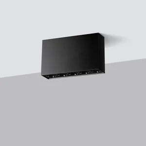 Stropna svetilka SOLE črna LED (13.7x3.5x8.3cm)