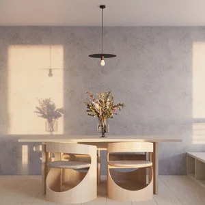 Obesna svetilka FLAVIO črna (40x40x105cm)