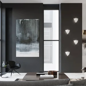 Stenska svetilka SOLIDO bela (27x8x25cm)