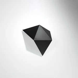 Stenska svetilka SOLIDO črna (27x8x25cm)