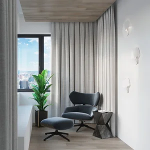 Stenska svetilka TRE bela (30x30x8cm)