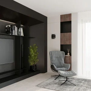 Stenska svetilka HESTIA črna (21x8.5x23cm)