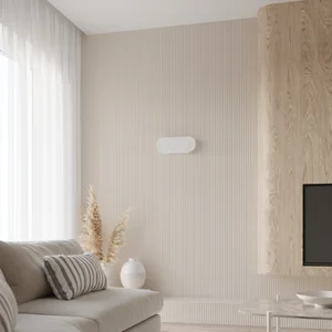 Stenska svetilka SACCON bela (40x6x15cm)