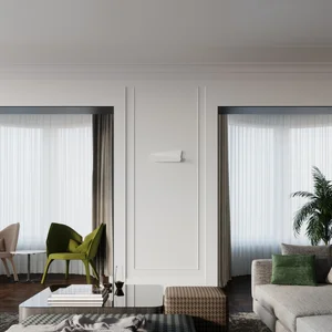 Stenska svetilka ALIZA bela (40x6x15cm)