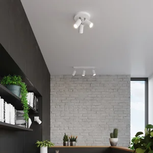 Stropna svetilka RING 3P bela (20x20x18cm)