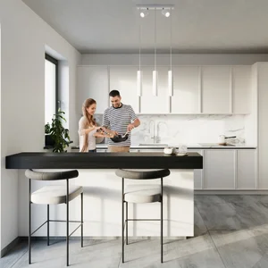 Obesna svetilka RING 3 bela (45x5x100cm)